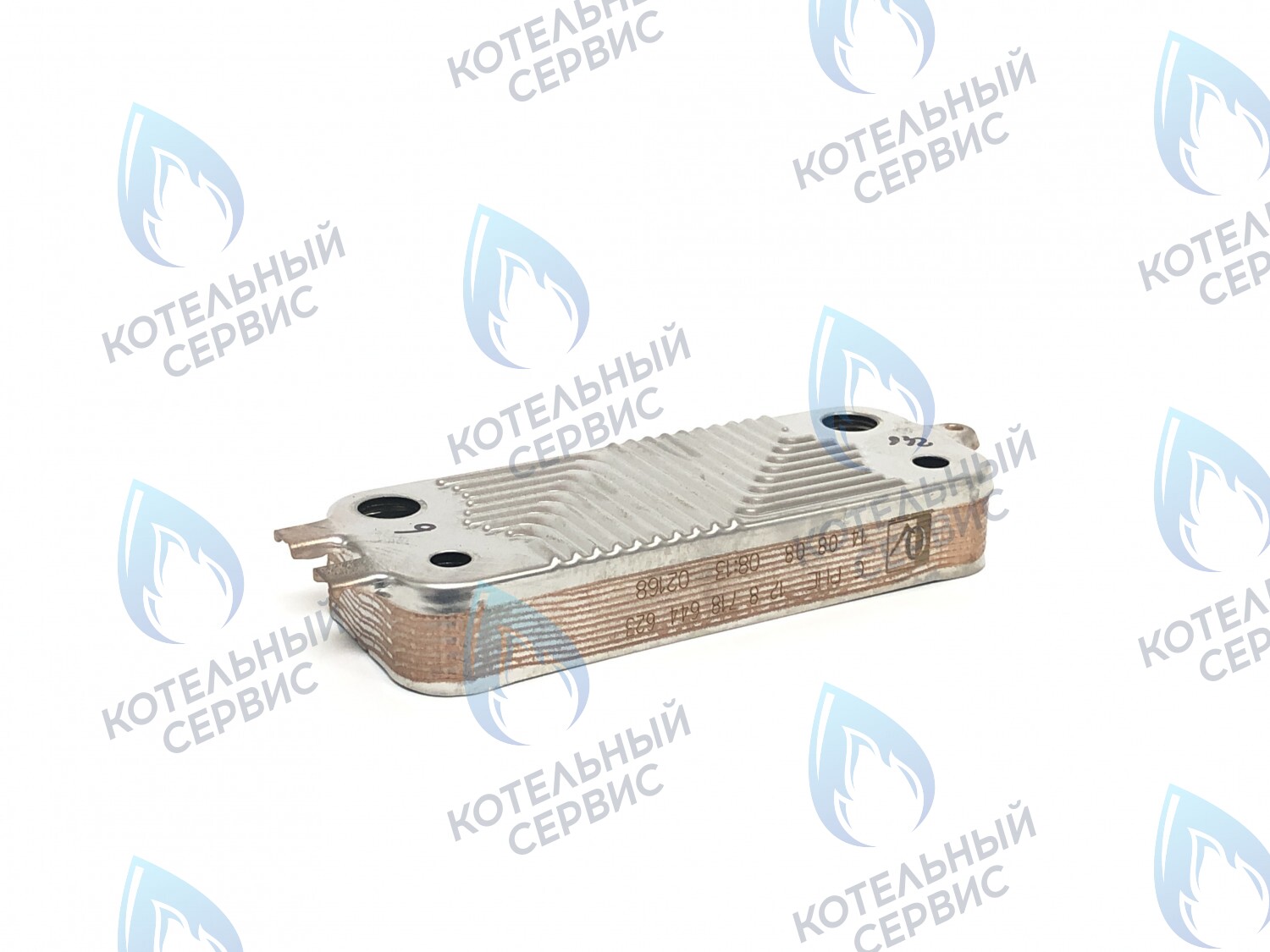 87186446230 Теплообменник  вторичный пластинчатый ГВС 12 пластин  BOSCH WBN6000/2000 12C/18C в Новосибирске