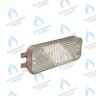 87186446230 Теплообменник  вторичный пластинчатый ГВС 12 пластин  BOSCH WBN6000/2000 12C/18C в Новосибирске