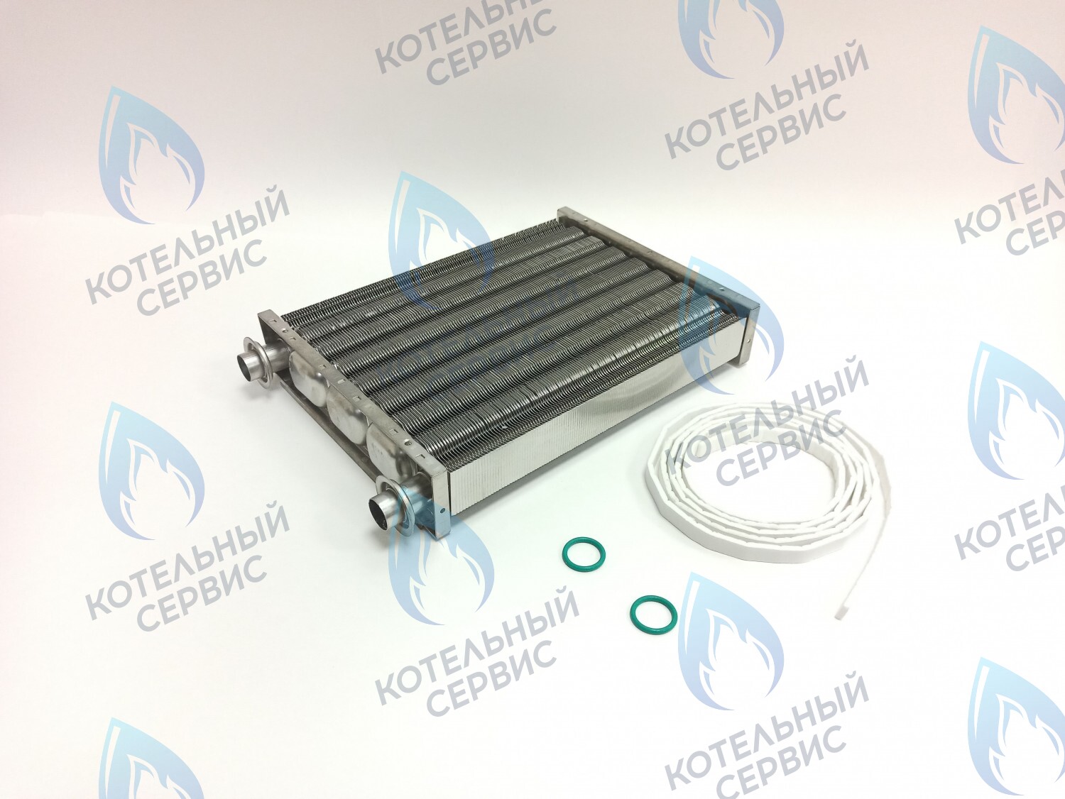 EM051-250 Теплообменник основной (первичный) Navien (с белыми прокладками в комплекте) Deluxe 35-40K, Deluxe Plus 35-40K, Ace 35-40K, Prime Coaxial 35-40K, Smart Tok Coaxial 35K в Новосибирске