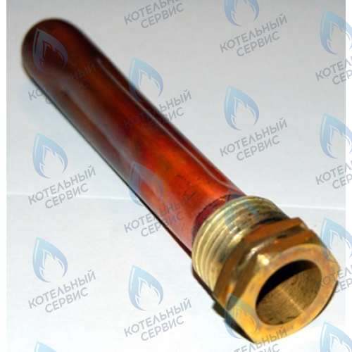 0020027662 Гильза 1/2 для трех датчиков медная для котлов Protherm 20027662, 91887120 в Новосибирске