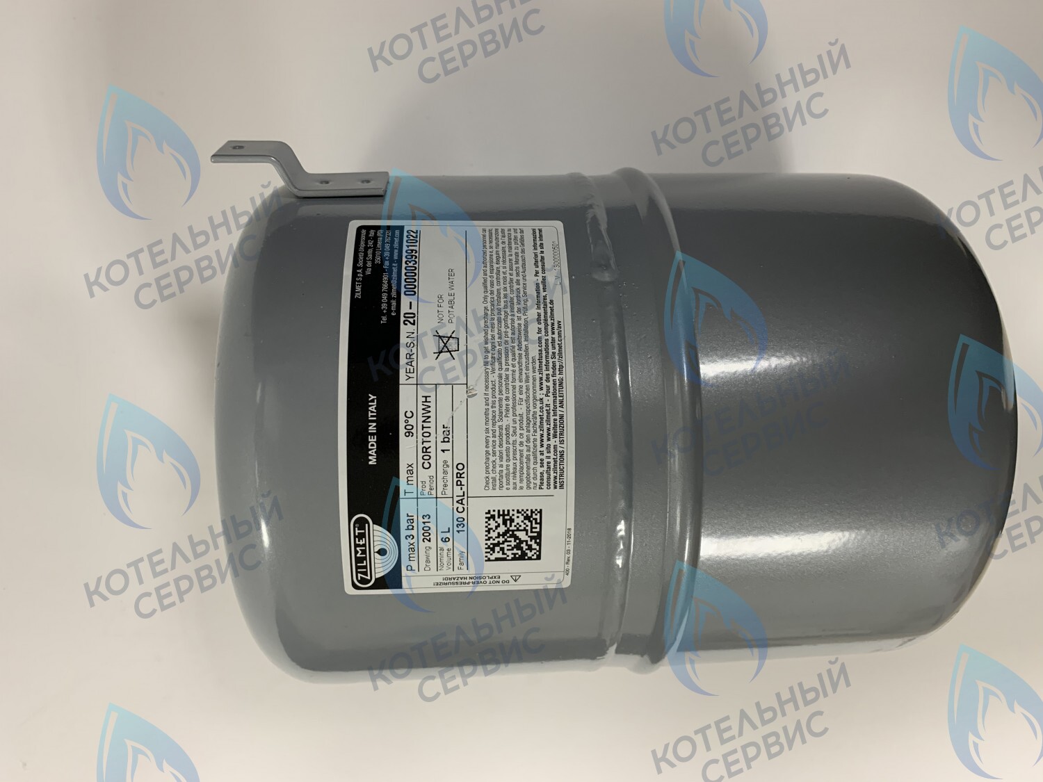 6VASOESP20 Расширительный бак 6 л (круглый) 1/2 FONDITAL в Новосибирске