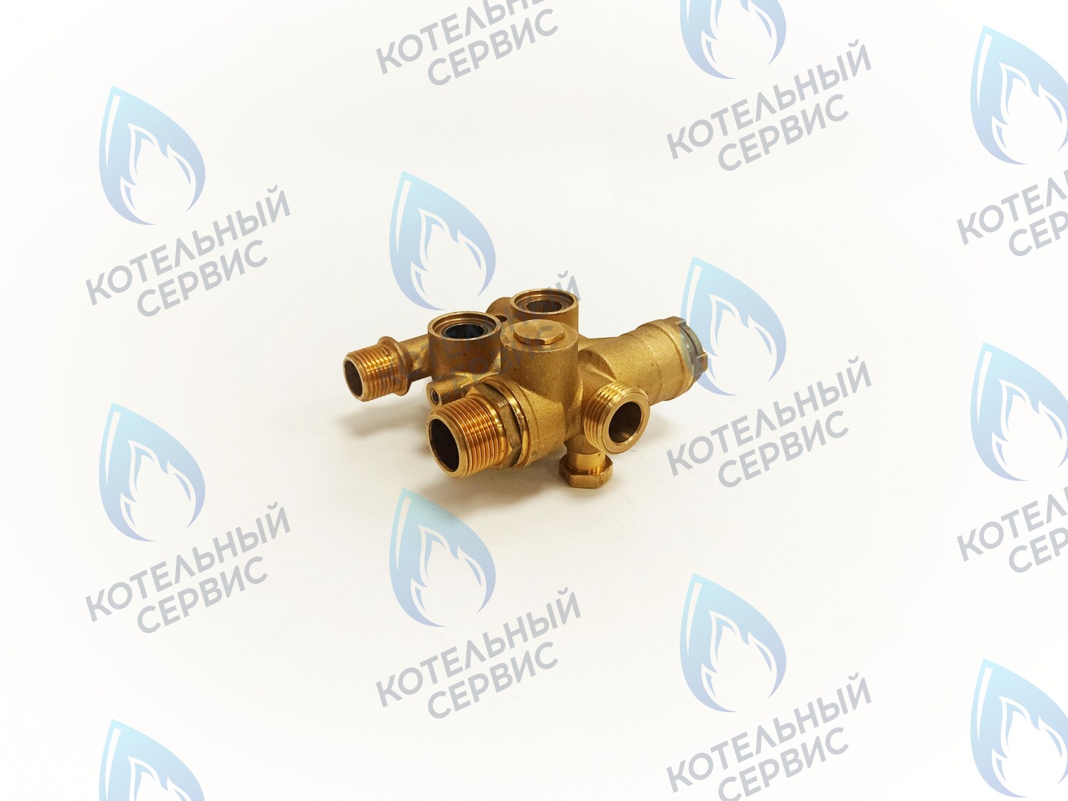 03-4019-02 Трехходовой клапан (старый, шток 53,5мм) GAZECO18-С2/Т2/ 24-С2 /Т2  Исполнение 2 (123) (после 07.14 г. до 05.16 г) (Блок гидравлический подсоединений) в Новосибирске