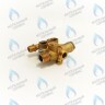 03-4019-02 Трехходовой клапан (старый, шток 53,5мм) GAZECO18-С2/Т2/ 24-С2 /Т2  Исполнение 2 (123) (после 07.14 г. до 05.16 г) (Блок гидравлический подсоединений) в Новосибирске