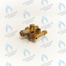 03-4019-02 Трехходовой клапан (старый, шток 53,5мм) GAZECO18-С2/Т2/ 24-С2 /Т2  Исполнение 2 (123) (после 07.14 г. до 05.16 г) (Блок гидравлический подсоединений) в Новосибирске