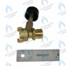 711666100 Патрубок входа ГВС BAXI (Гидрогруппа с краном подпитки) в Новосибирске