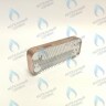 65116314 Теплообменник ГВС (вторичный) 12 пластин ARISTON в Новосибирске
