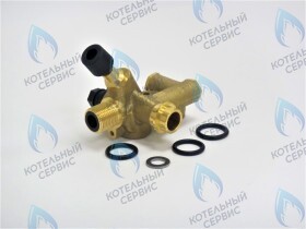 Гидроузел с расходомером ГВС и краном подпитки Premium 30E