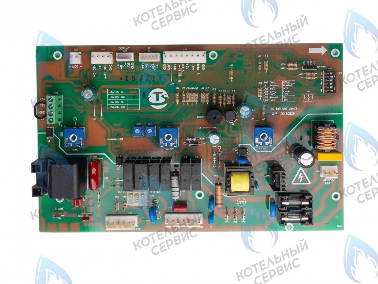 CB031 Плата управления (универсальная) GAZLUX/GAZECO 18кВт (для всех моделей, для 24кВт нужен новый дисплей)  (05-2050-04) в Новосибирске
