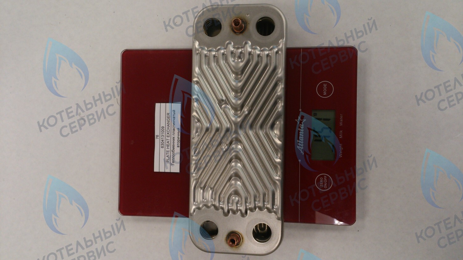63041310091P Теплообменник ГВС пластинчатый вторичный 10 пластин (PLATE HEAT EXCHANGER) BAXI в Новосибирске