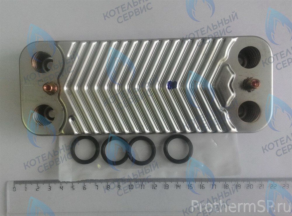 0020043598 Теплообменник вторичный Protherm Пантера 24 KOVR, 24 KTVR, 28 KTV (вер 17) в Новосибирске