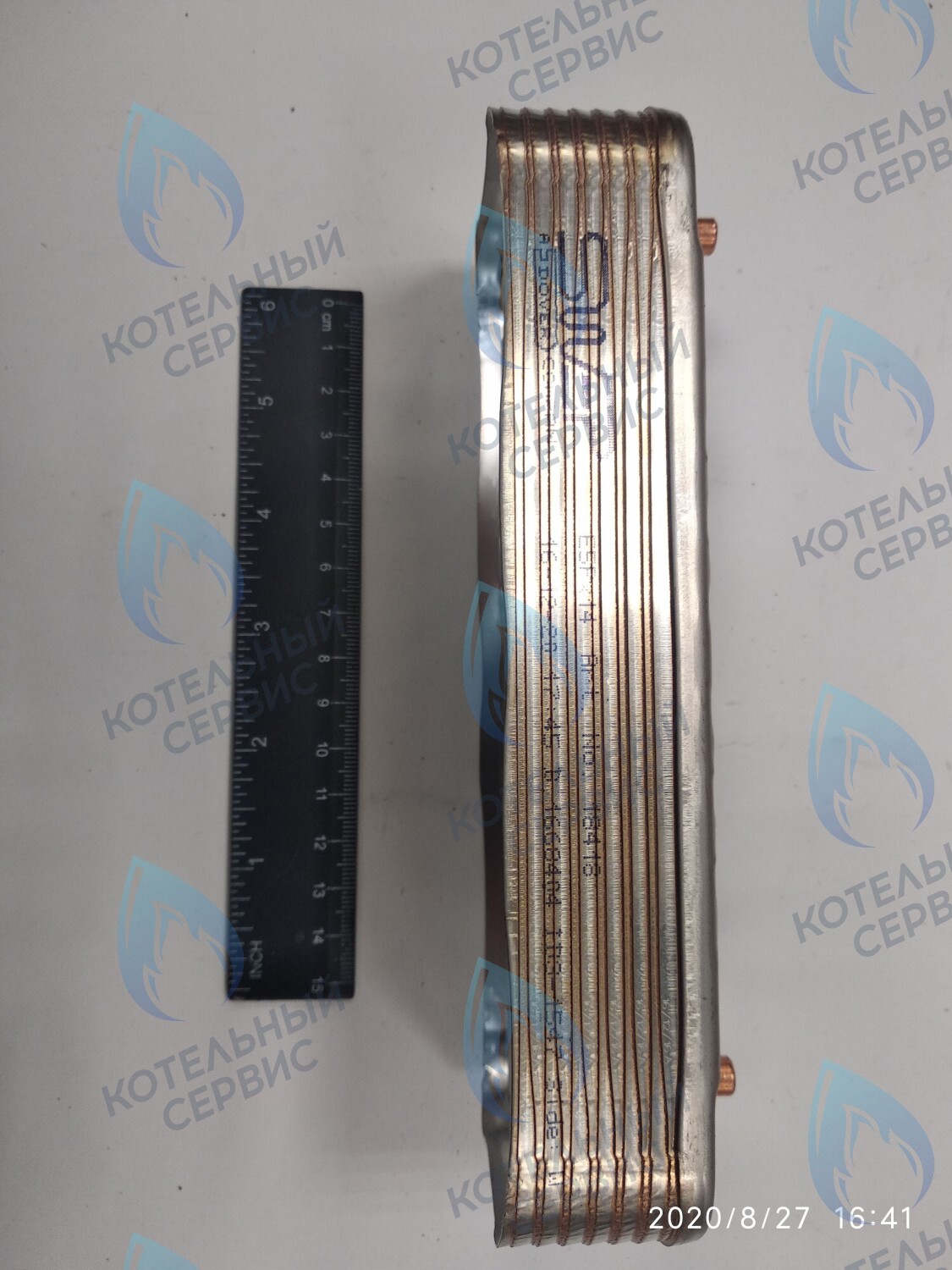 63041310441P Теплообменник ГВС пластинчатый вторичный 14 пластин (PLATE HEAT EXCHANGER) BAXI в Новосибирске