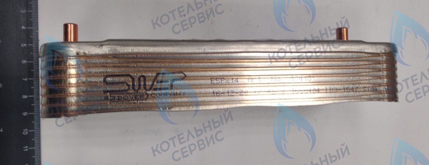 63041310441P Теплообменник ГВС пластинчатый вторичный 14 пластин (PLATE HEAT EXCHANGER) BAXI в Новосибирске