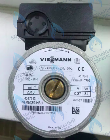 7244550 Двигатель насоса 7244550 (старый тип) VI Mb 12/5 HE-1 VIESSMANN VITOPEND в Новосибирске