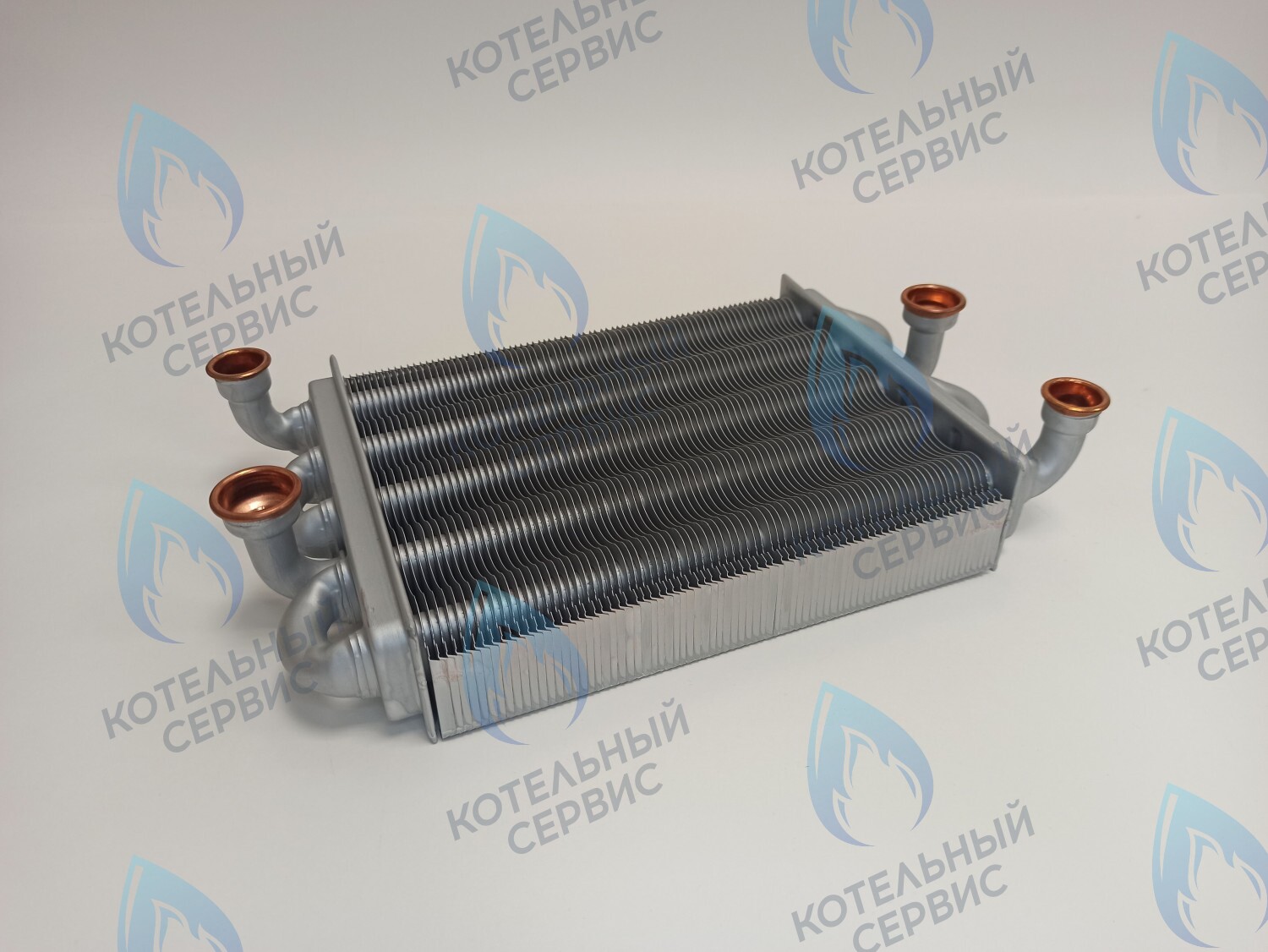 EB041-225-V Битермический теплообменник VALMEX 225 mm FERROLI DOMINA F 11-20 N, DOMIproject F 24 D (39837660, 39837665, 37405340) в Новосибирске
