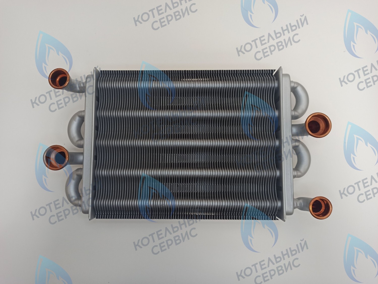 EB041-225-V Теплообменник битермический Valmex 225мм Ferroli Domina F 11-20 N, DOMIproject F 24 D (39837660, 39837665, 37405340) в Новосибирске