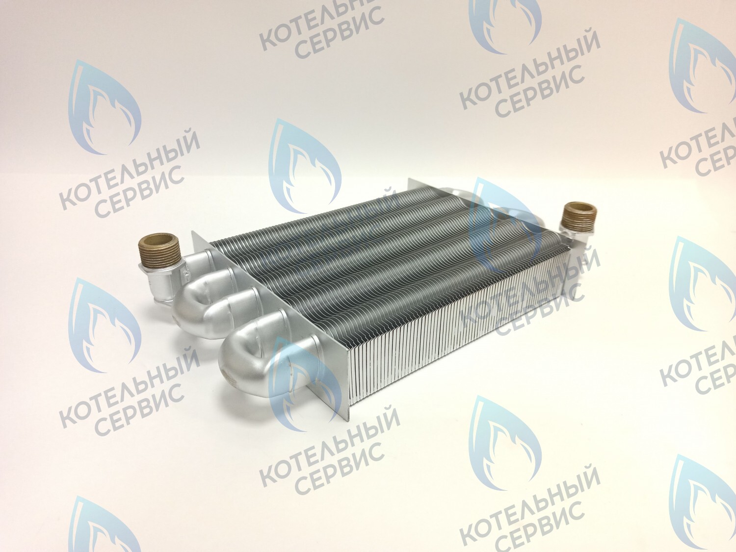 EM043-230 Теплообменник первичный (основной) (крепление - резьба) FERROLI FORTUNA PRO (398063900), KoreaStar Premium 10-24E (KS90263900) в Новосибирске