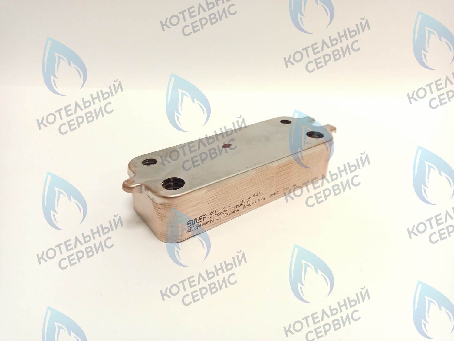 ES190B-000-16F-SW Теплообменник ГВС вторичный 16 пластин BOSCH WBN2000/WBN6000 12/18/24/28C, BUDERUS U072 18/24/28K в Новосибирске