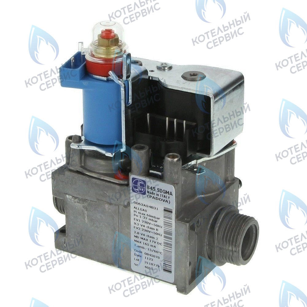 398000001 Газовый клапан Sigma 845 (запорная 220V - модулирующая 17V голубая) Ferroli Arena (RU) в Новосибирске