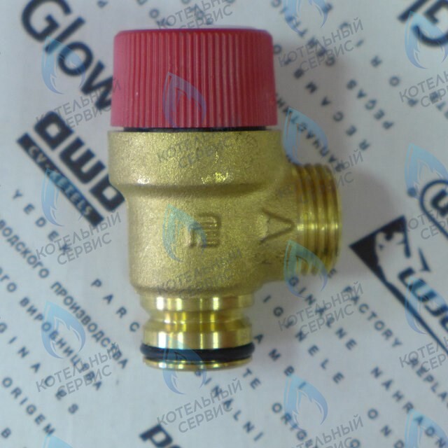 EV030-01-PR Клапан сбросной предохранительный 300кПа 1/2" (Protherm Пантера Леопард V17 0020035129, BAXI ECO FOUR, GAZLUX, GAZECO, HEC) в Новосибирске
