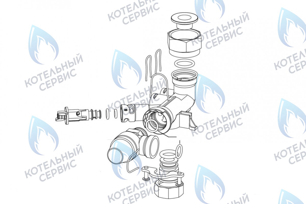 87160108960 Патрубок обратной гидролинии BOSCH в Новосибирске