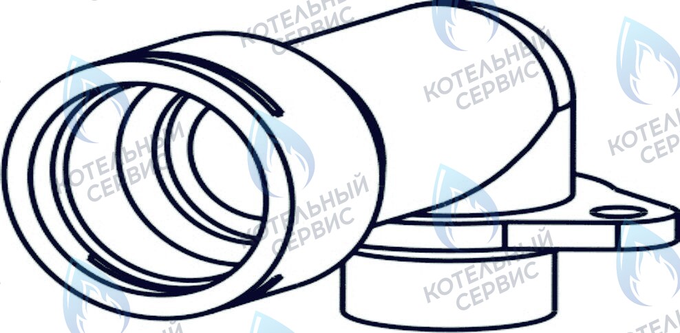 3040277 Угольник трехходового клапана  CELTIC-DS PLATINUM (все модели) (3040277) в Новосибирске