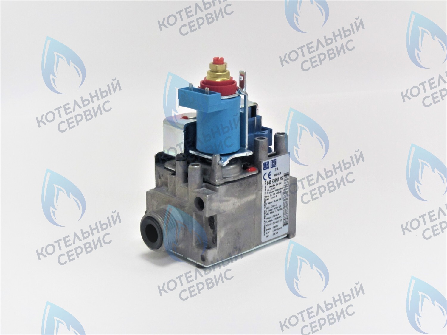 GV010 Газовый клапан SIT 845 SIGMA PS (code 0845120) BUDERUS U072, BOSCH WBN6000, GAZ 2500F (87186439430) в Новосибирске