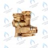 GGT004 Трехходовой клапан без мотора Vaillant Латунь (178978) в Новосибирске