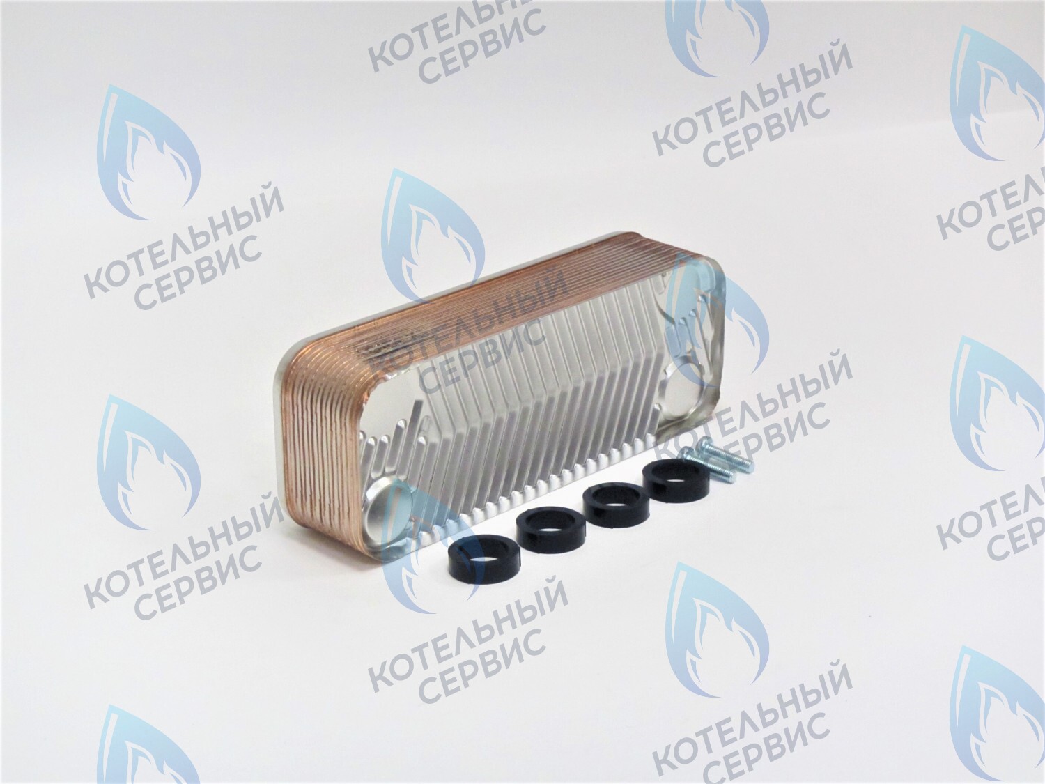 39835630 Теплообменник вторичный (16 пластин) (37405130) FERROLI в Новосибирске