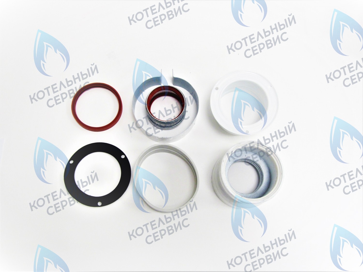KIT311X0 Комплект патрубков для раздельной системы дымоудаления D80/80 (Wert) в Новосибирске