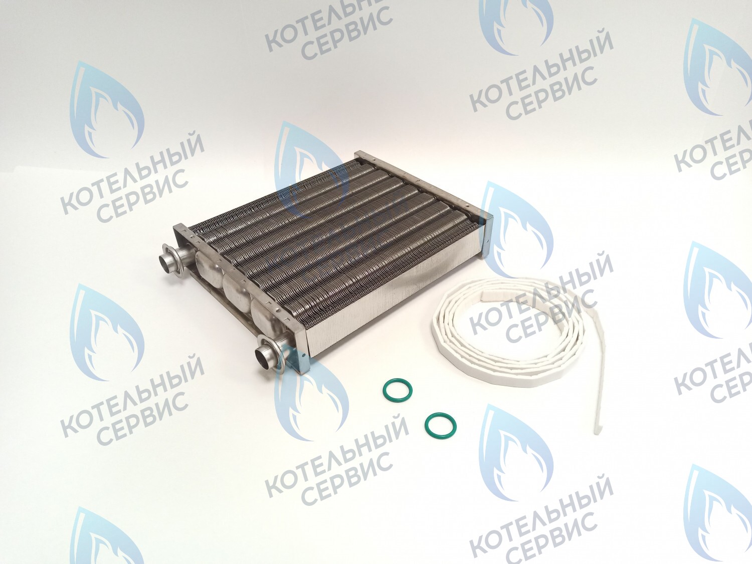 EM052-220 Теплообменник основной (первичный) Navien (с белыми прокладками в комплекте) Deluxe S/C/ONE/C Plus 10-24K в Новосибирске
