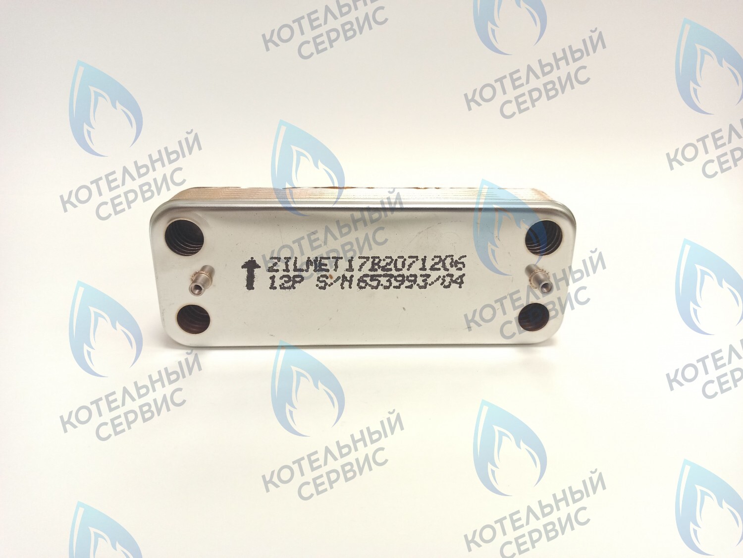 571646 Теплообменник ГВС (вторичный) 12 пластин ARISTON в Новосибирске