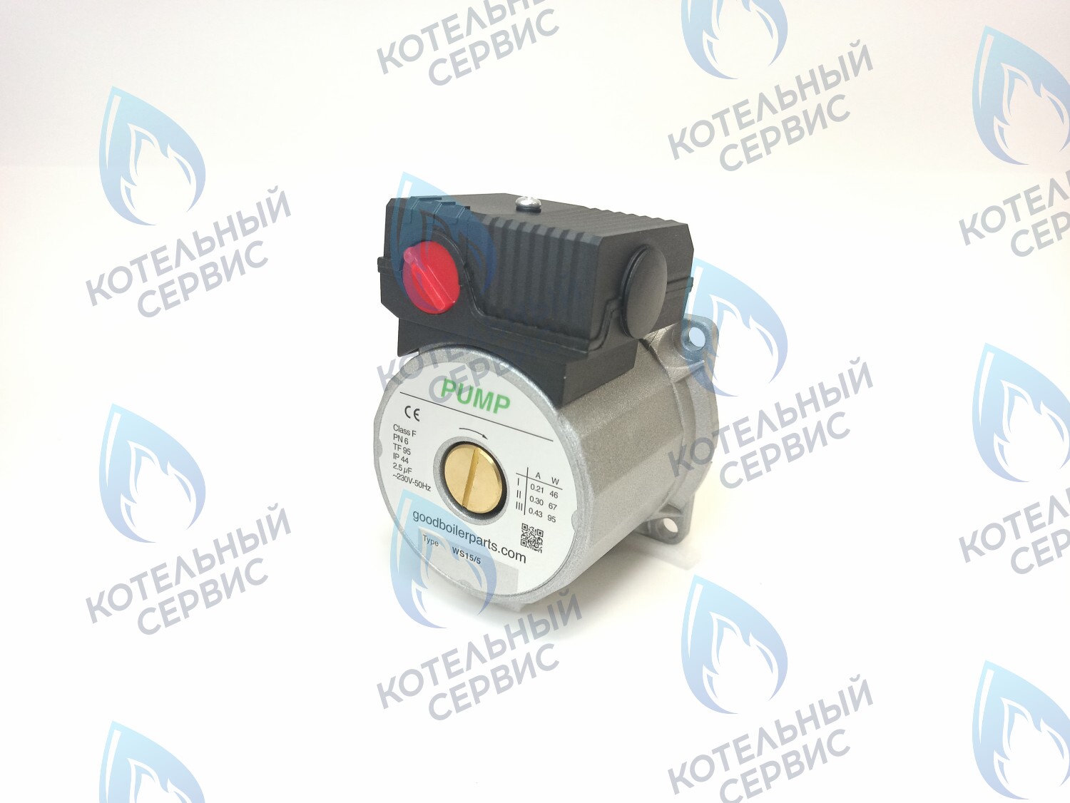 PH-W21CW50-GW95 Двигатель насоса PUMP WS15/5 (без улитки) (по часовой стрелке) 15/5 (замена WILO KSL/NFSL 15/5) в Новосибирске