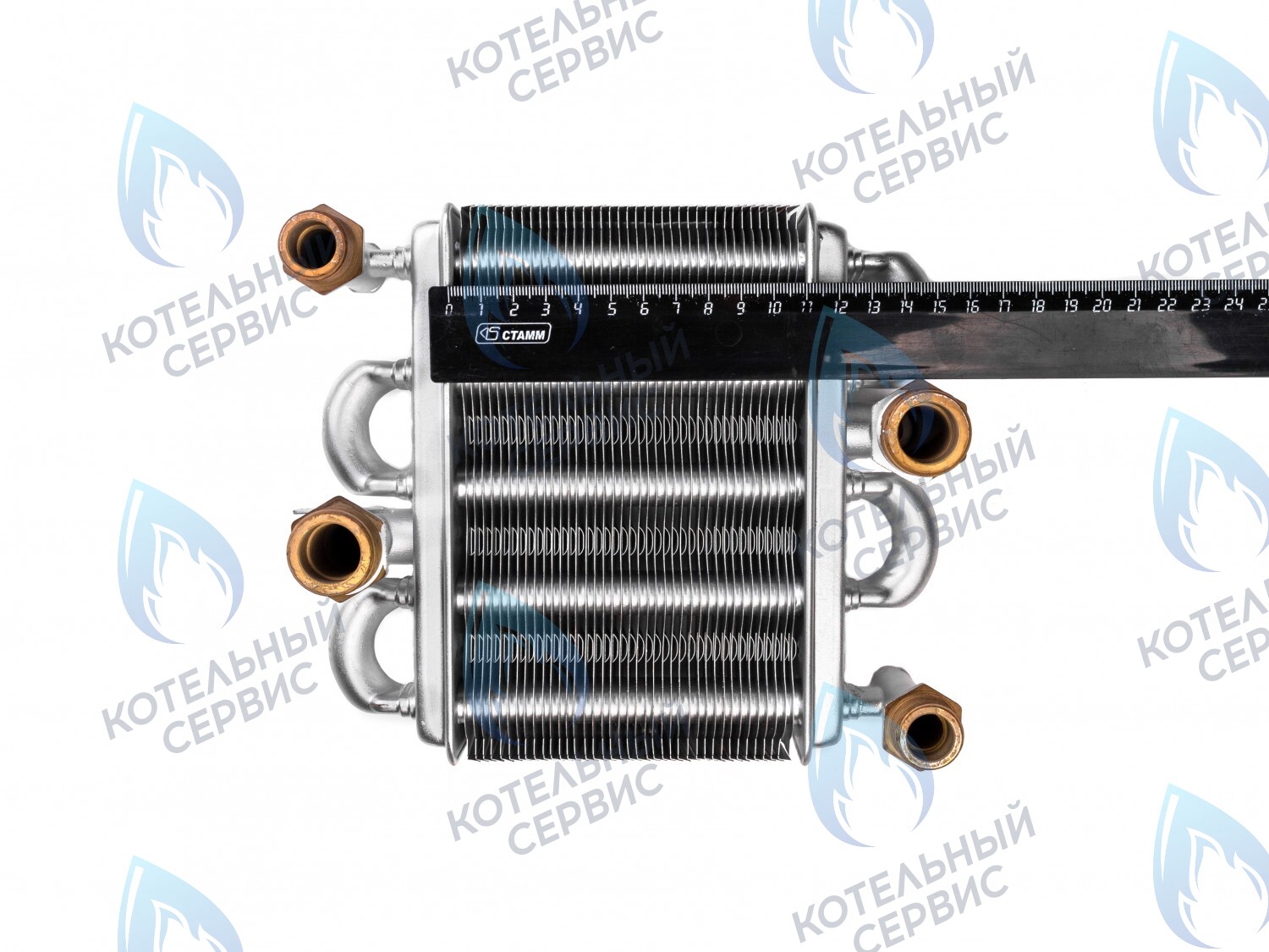 P0000008830 Теплообменник битермический 110мм 13кВт BK(BM) MONLAN в Новосибирске