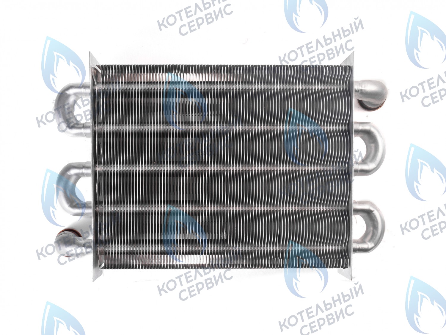 398002570 Теплообменник первичный (основной) (крепление - клипсы) Ferroli Fortuna Pro F13-F24 (398002570,398615500) в Новосибирске