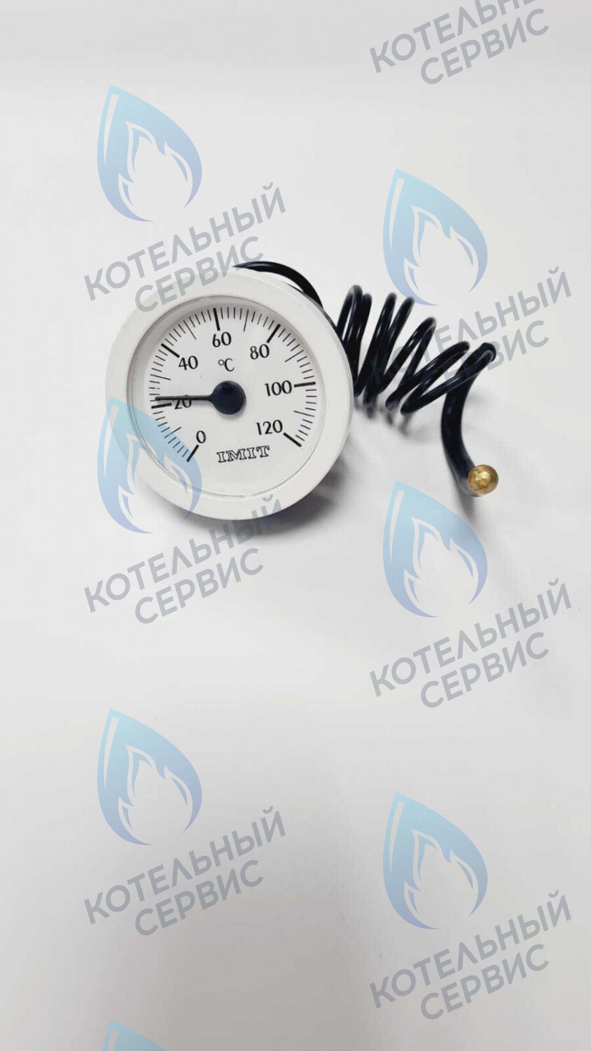 ST002-IMIT Термометр капиллярный (круглый белое кольцо) Ø51,5мм L=1050мм, 0-120С в Новосибирске