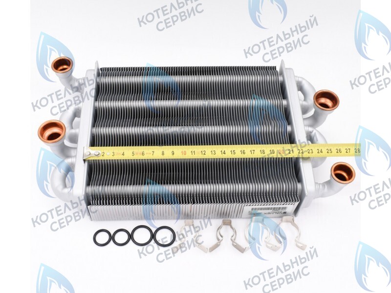 39837660 Теплообменник битермический  (37405340, 39837665) FERROLI в Новосибирске
