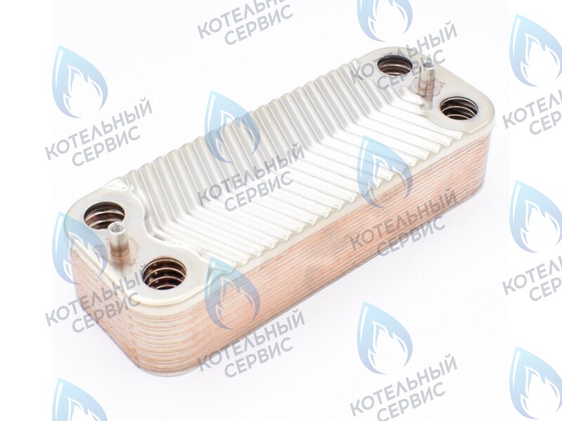 30018297A Теплообменник ГВС 16 пластин (вторичный) NAVIEN NCB700 35К в Новосибирске