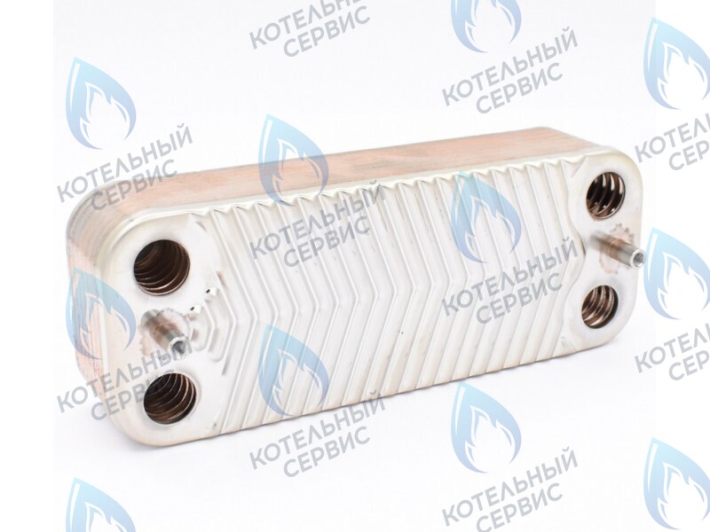 30018297A Теплообменник ГВС 16 пластин (вторичный) NAVIEN NCB700 35К в Новосибирске