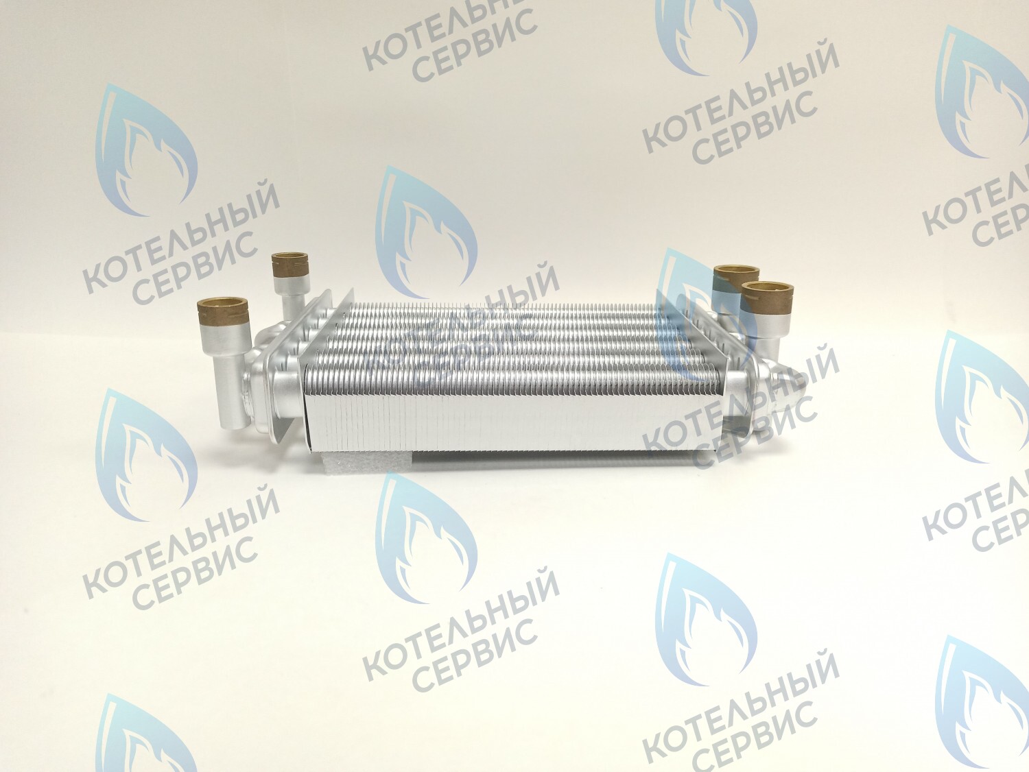 EB011-210 Теплообменник битермический 18кВт 210мм GAZECO 18-T1/-C1 (до 05.2016) (02-4001) в Новосибирске