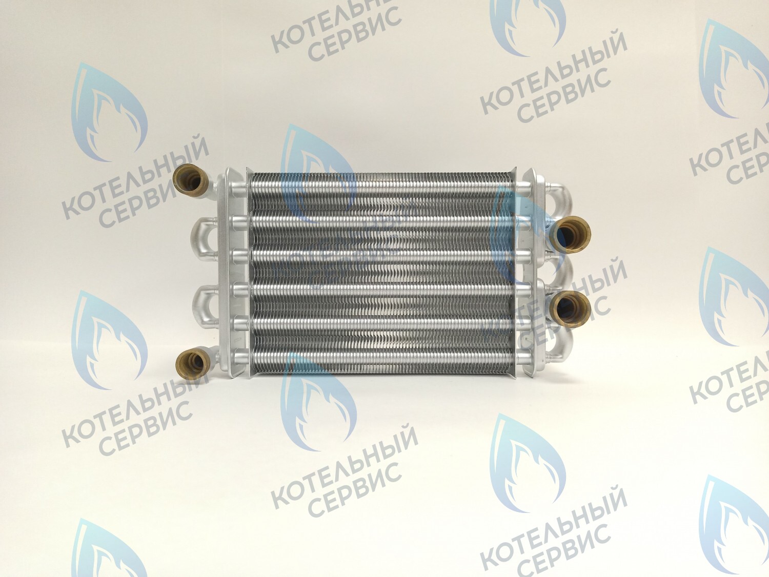 EB011-210 Теплообменник битермический 18кВт 210мм GAZECO 18-T1/-C1 (до 05.2016) (02-4001) в Новосибирске