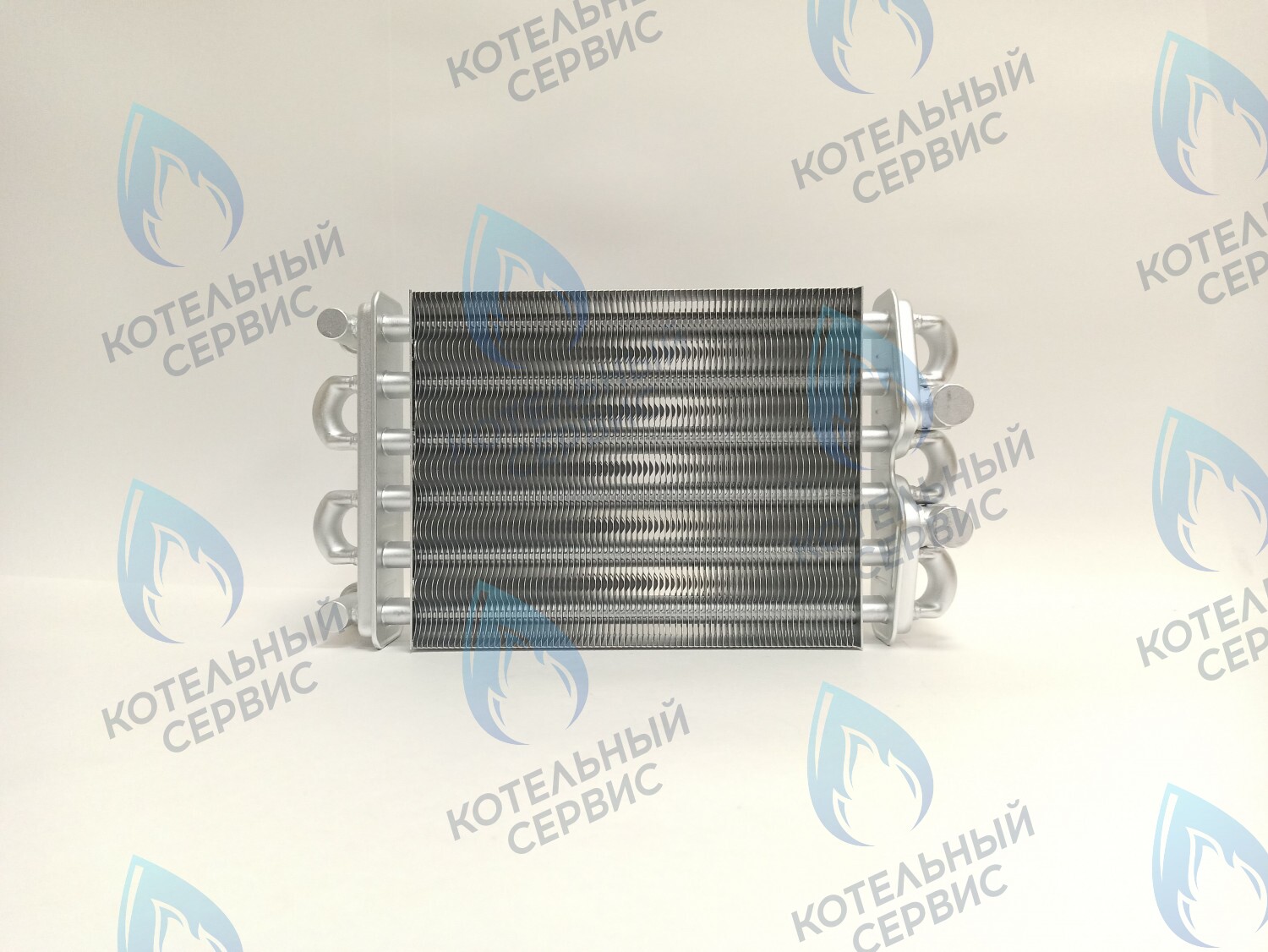 EB011-210 Теплообменник битермический 18кВт 210мм GAZECO 18-T1/-C1 (до 05.2016) (02-4001) в Новосибирске