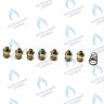 601520 Инжекторы для сжиженного газа комплект D. 0,74 BAXI в Новосибирске