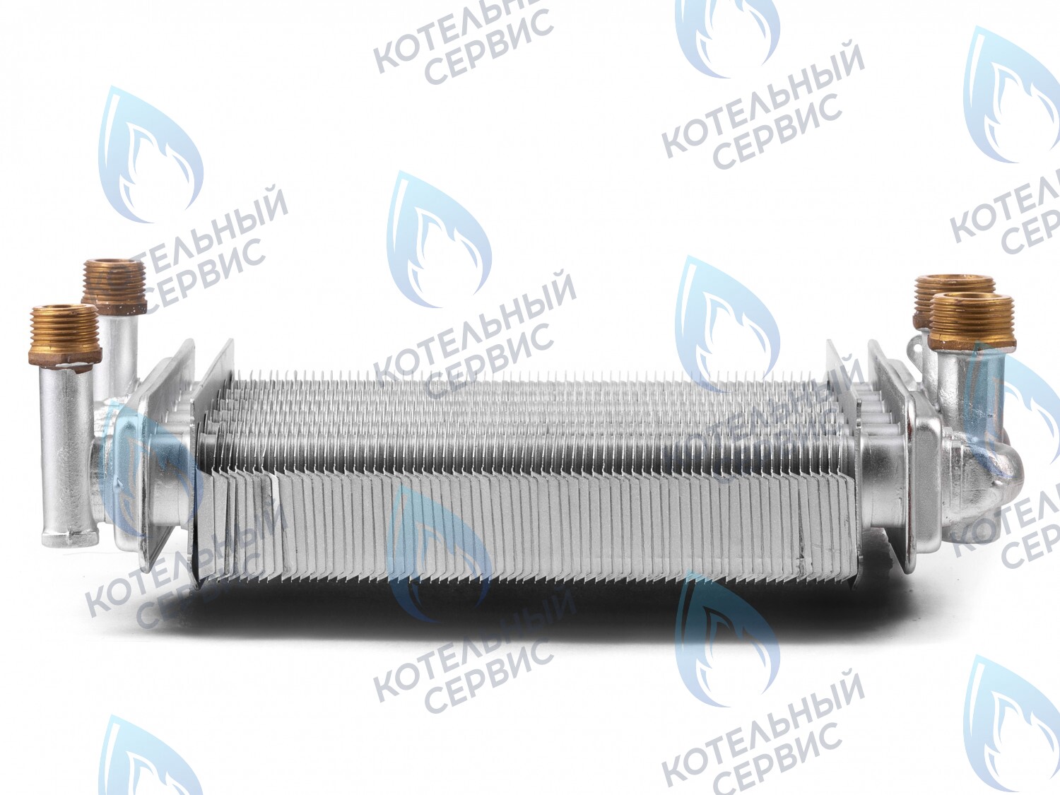 A20104 Теплообменник битермический 20см (L=196мм) 18кВт (10070004) HAIER, HEC в Новосибирске