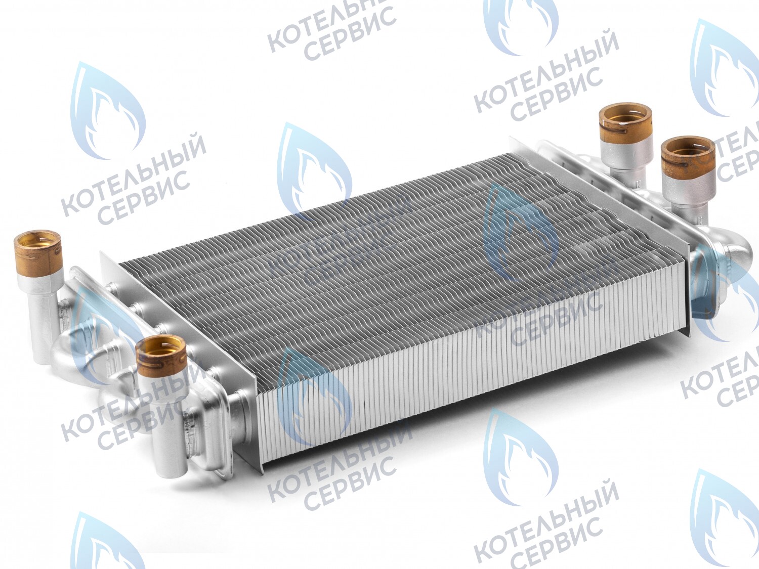 EB011-260 Теплообменник битермический 24 кВт 260мм GAZECO 24-T1/-C1 (до 05.2016) (02-4002), ROC(L44626) в Новосибирске
