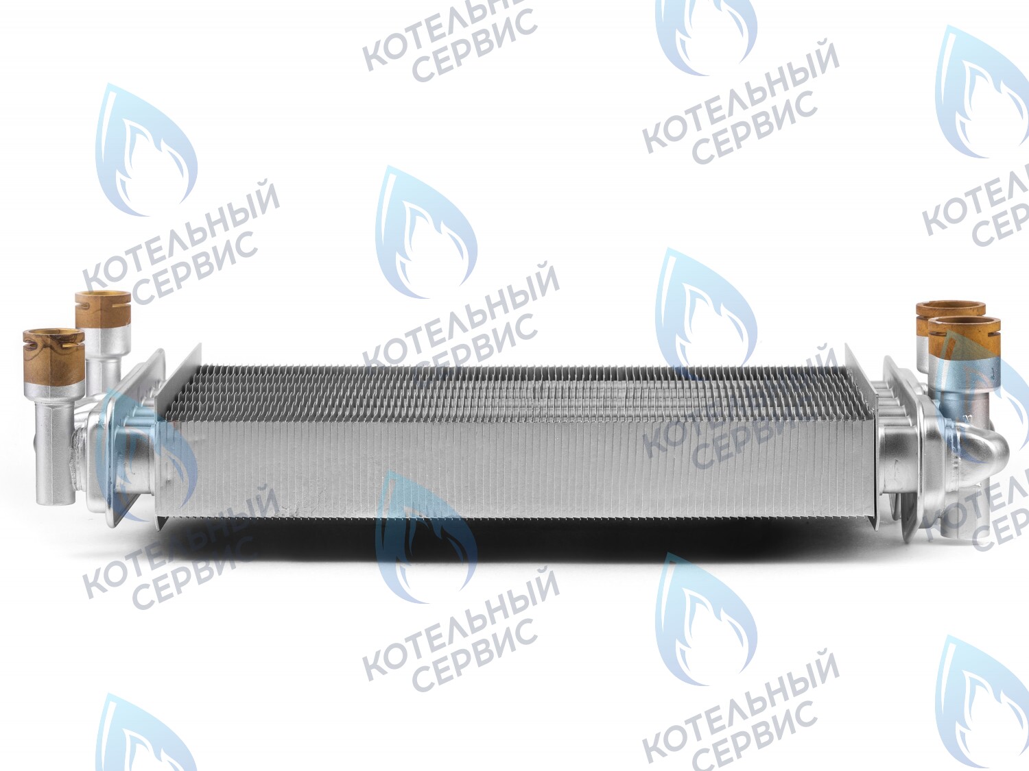 EB011-260 Теплообменник битермический 260мм 24кВт  Gazeco 24-T1/-C1 (до 05.2016) (02-4002), ROC(L44626) в Новосибирске