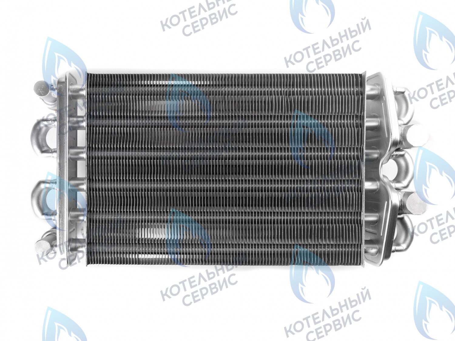 EB011-260 Теплообменник битермический 260мм 24кВт  Gazeco 24-T1/-C1 (до 05.2016) (02-4002), ROC(L44626) в Новосибирске