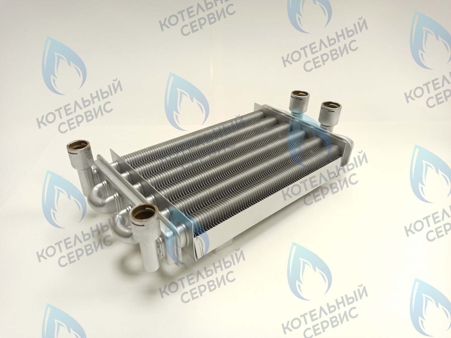 EB011-260 Теплообменник битермический 260мм 24кВт  Gazeco 24-T1/-C1 (до 05.2016) (02-4002), ROC(L44626) в Новосибирске