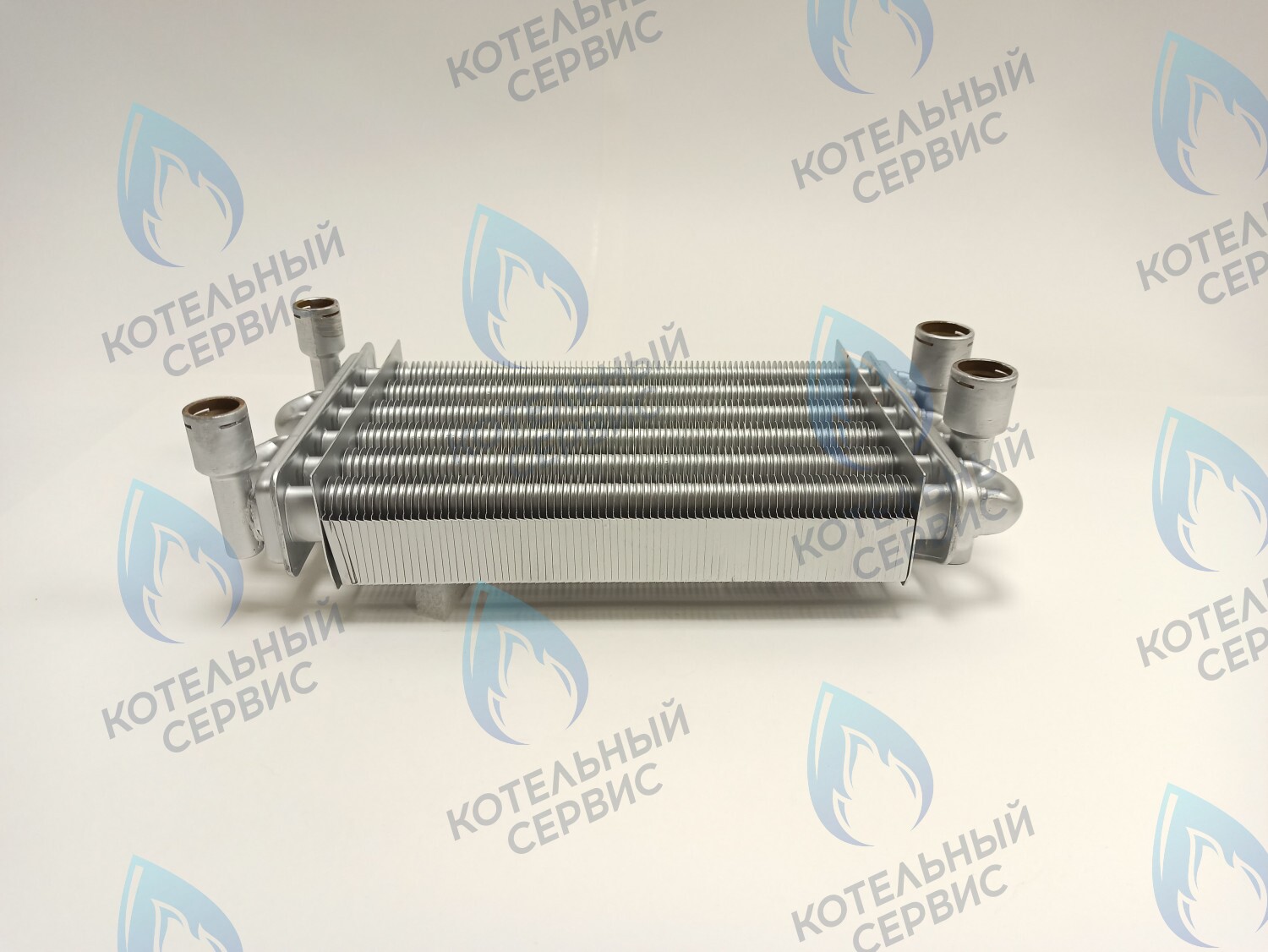 EB011-260 Теплообменник битермический 260мм 24кВт  Gazeco 24-T1/-C1 (до 05.2016) (02-4002), ROC(L44626) в Новосибирске