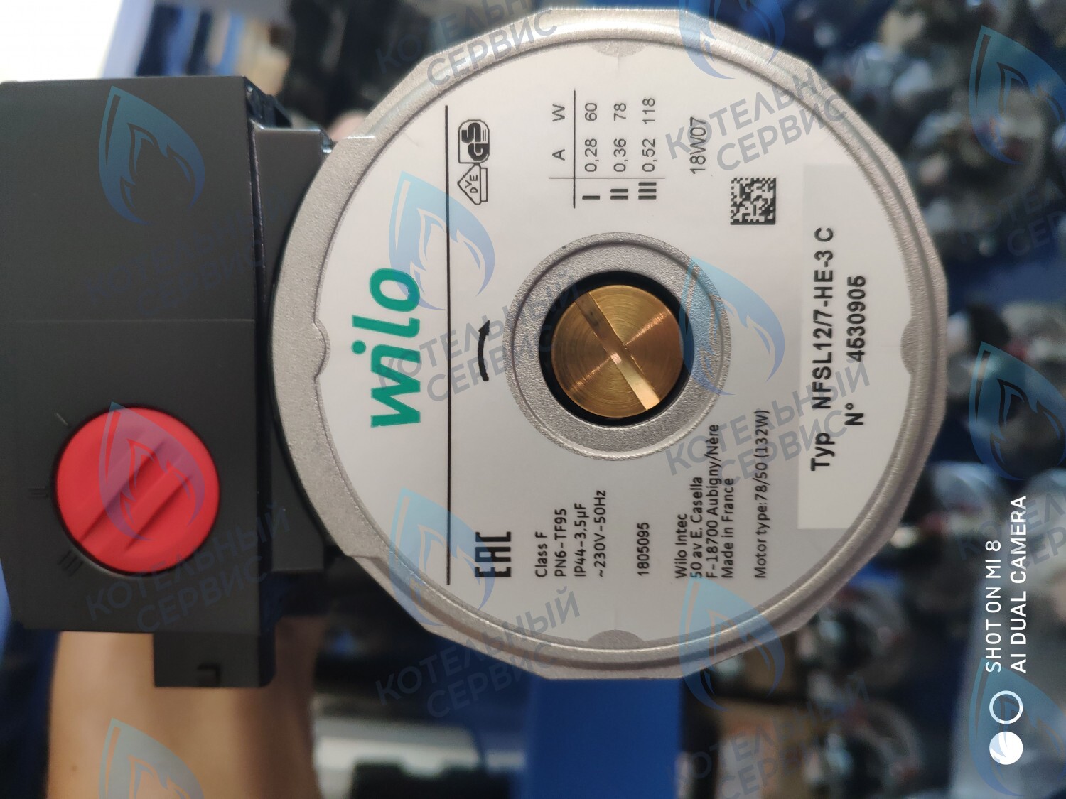 PH-W21CW70-WL118-Комп Двигатель насоса (без улитки) WILO NFSL 12/7 15/7 118w в Новосибирске