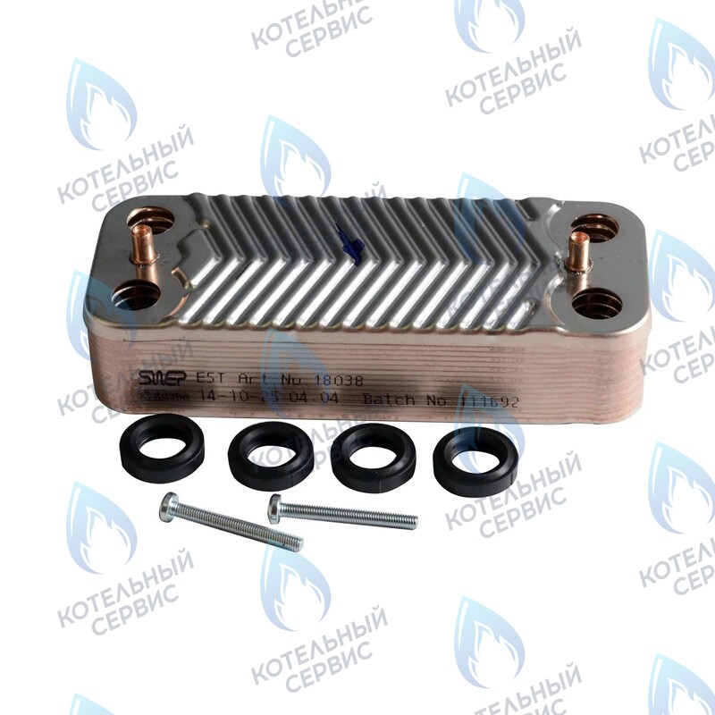 7825534 Теплообменник вторичный (14 пластин) Vitopend WH1B 30кВт в Новосибирске